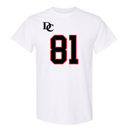 Davidson - NCAA Football : Alani Ajigbotosho - White Replica Shersey T-Shirt
