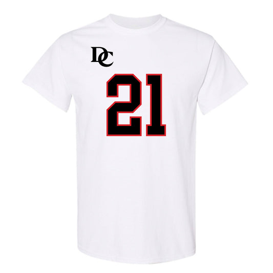 Davidson - NCAA Football : Caiden Collins - White Replica Shersey T-Shirt-0