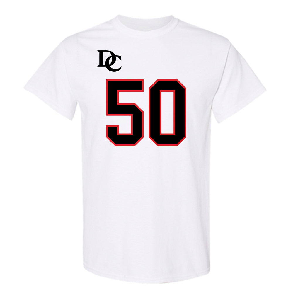 Davidson - NCAA Football : Carson Coffman - White Replica Shersey T-Shirt-0