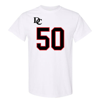 Davidson - NCAA Football : Carson Coffman - White Replica Shersey T-Shirt-0