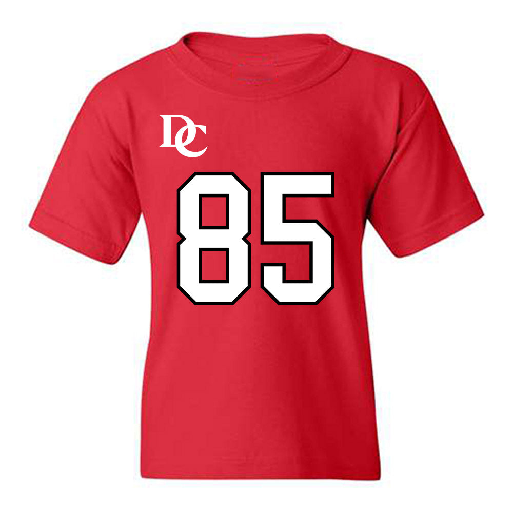 Davidson - NCAA Football : Jack Perozek - Orange Youth T-Shirt-0