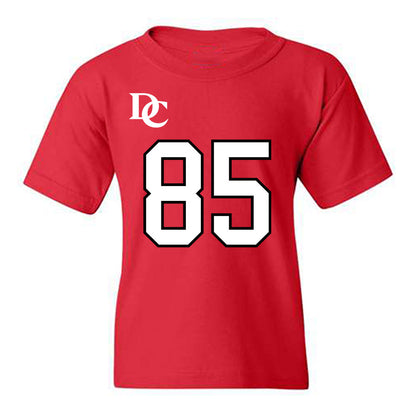 Davidson - NCAA Football : Jack Perozek - Orange Youth T-Shirt-0