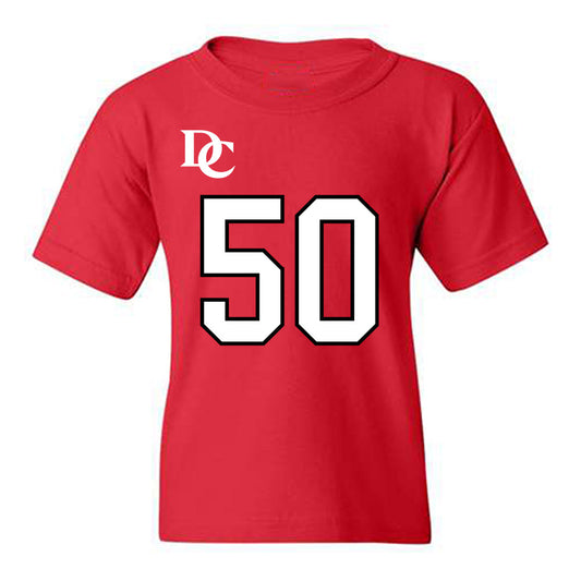 Davidson - NCAA Football : Carson Coffman - Orange Youth T-Shirt-0