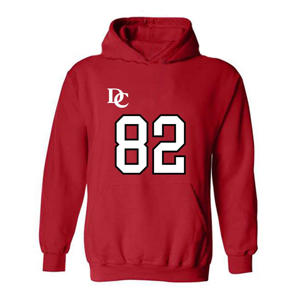 Davidson - NCAA Football : Gavin Yohn - Orange Hooded Sweatshirt