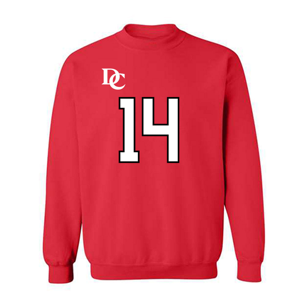 Davidson - NCAA Football : Isaiah Sepand - Orange Crewneck Sweatshirt