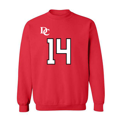 Davidson - NCAA Football : Isaiah Sepand - Orange Crewneck Sweatshirt