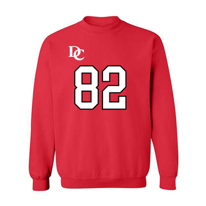 Davidson - NCAA Football : Gavin Yohn - Orange Crewneck Sweatshirt