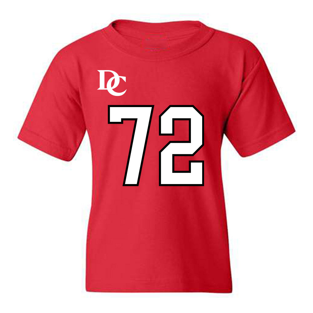 Davidson - NCAA Football : Liam Turner - Orange Youth T-Shirt