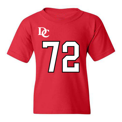 Davidson - NCAA Football : Liam Turner - Orange Youth T-Shirt