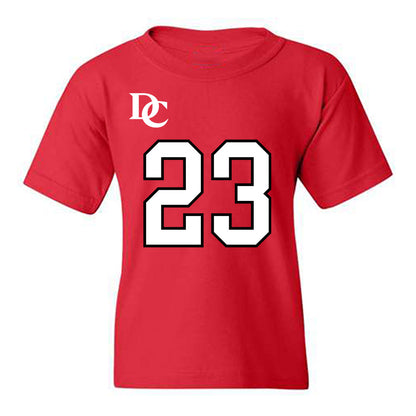 Davidson - NCAA Football : Nakoma Scott - Orange Youth T-Shirt-0