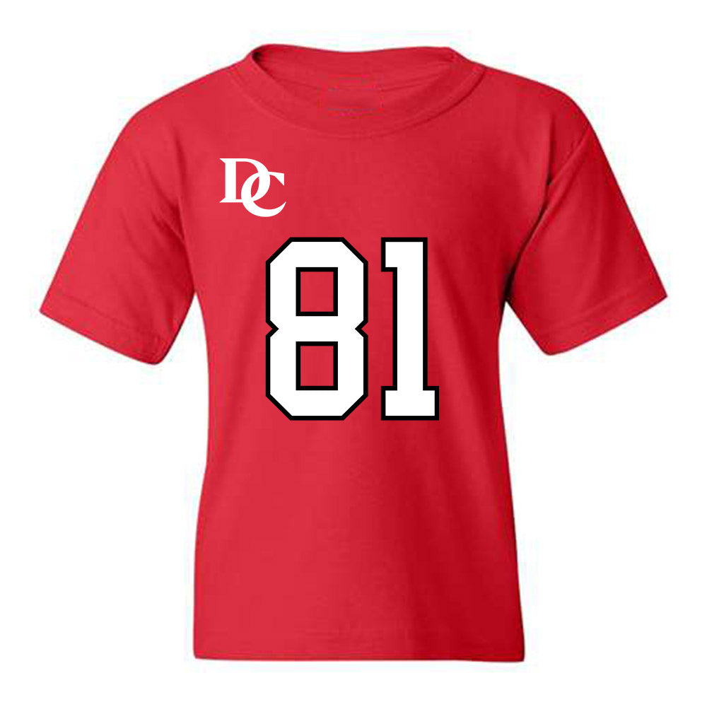 Davidson - NCAA Football : Alani Ajigbotosho - Orange Youth T-Shirt