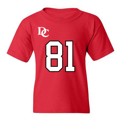 Davidson - NCAA Football : Alani Ajigbotosho - Orange Youth T-Shirt