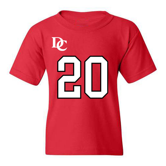 Davidson - NCAA Football : Quinton Cancel II - Orange Youth T-Shirt