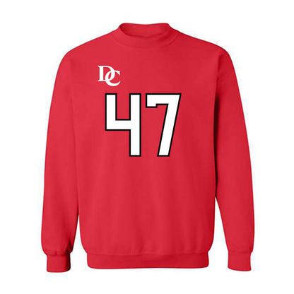 Davidson - NCAA Football : Nash Pippin - Orange Crewneck Sweatshirt-0