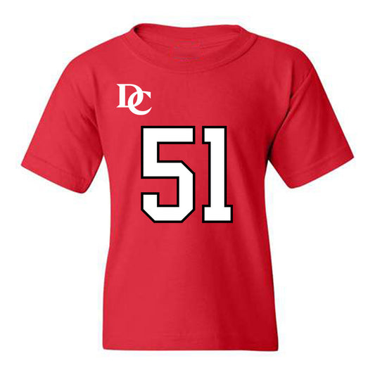 Davidson - NCAA Football : Tom Luther - Orange Youth T-Shirt