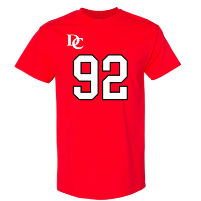 Davidson - NCAA Football : Christian Hayes - Orange T-Shirt-0