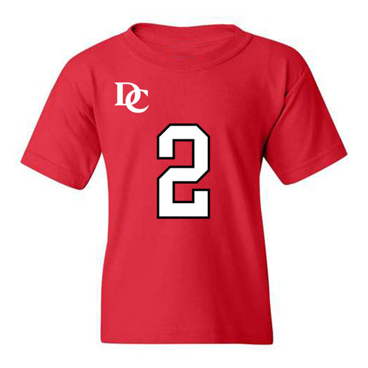 Davidson - NCAA Football : Mari Adams - Orange Youth T-Shirt