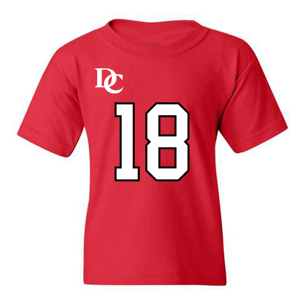 Davidson - NCAA Football : Jacary Lightsey - Orange Youth T-Shirt