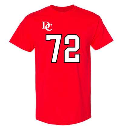 Davidson - NCAA Football : Liam Turner - Orange T-Shirt