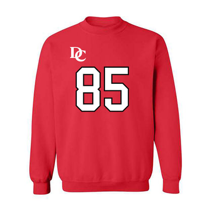 Davidson - NCAA Football : Jack Perozek - Orange Crewneck Sweatshirt-0