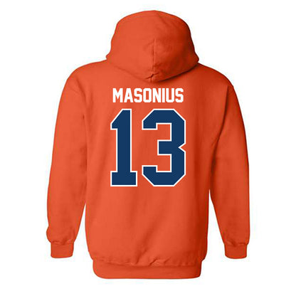 Bucknell - NCAA Women's Basketball : Hope Masonius - Classic Shersey Hooded Sweatshirt-1