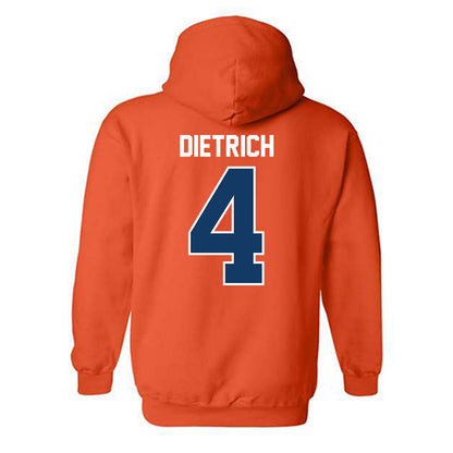 Bucknell - NCAA Football : Chris Dietrich - Classic Shersey Hooded Sweatshirt-1