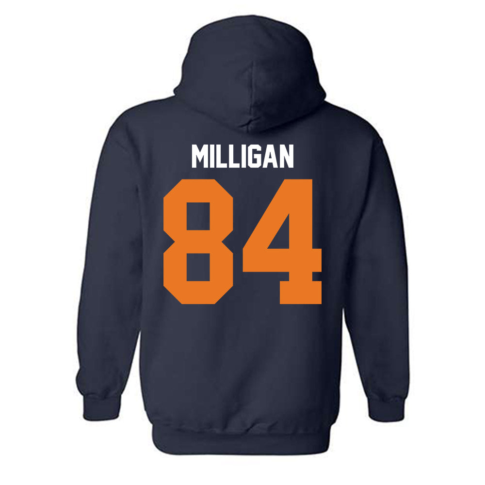 Bucknell - NCAA Football : Sam Milligan - Classic Shersey Hooded Sweatshirt-1