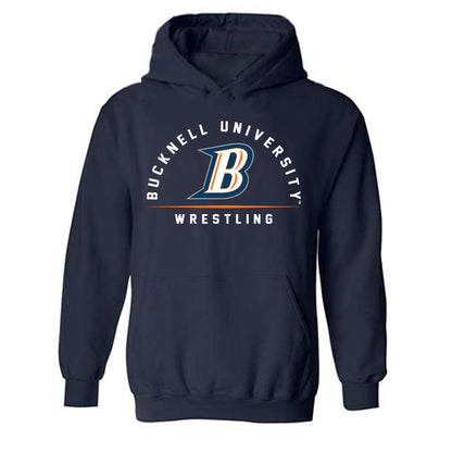 Bucknell - NCAA Wrestling : Bryce Manera - Classic Shersey Hooded Sweatshirt-0