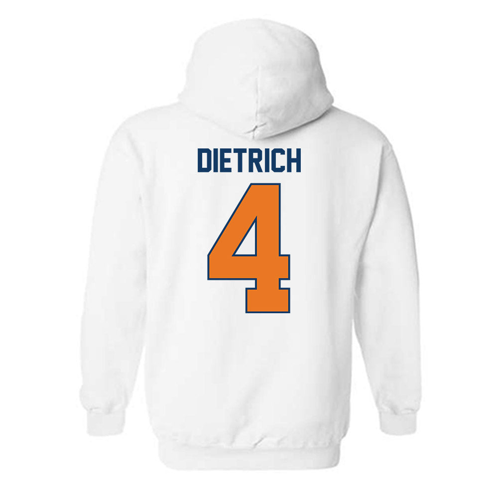 Bucknell - NCAA Football : Chris Dietrich - Hooded Sweatshirt-1