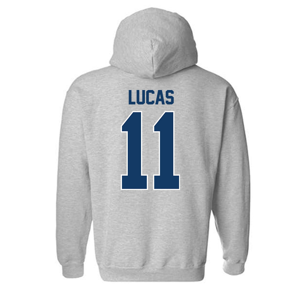 Bucknell - NCAA Men's Soccer : Jack Lucas - Classic Shersey Hooded Sweatshirt-1
