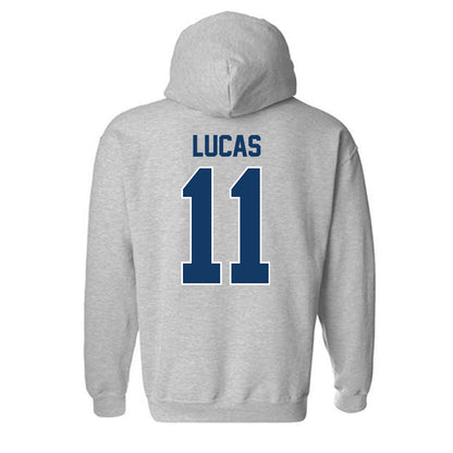 Bucknell - NCAA Men's Soccer : Jack Lucas - Classic Shersey Hooded Sweatshirt-1