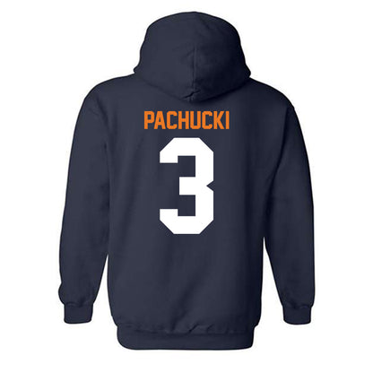 Bucknell - NCAA Men's Basketball : Aleksander Pachucki - Classic Shersey Hooded Sweatshirt-1