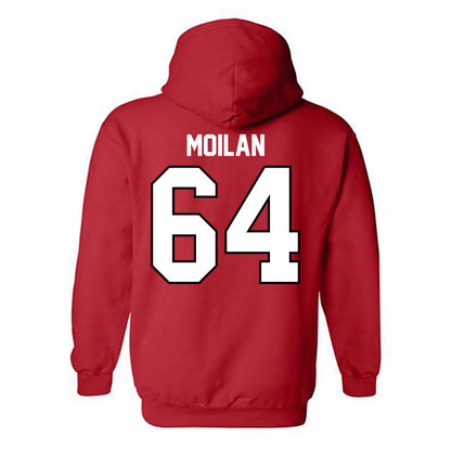 UCM - NCAA Football : RJ Moilan - Hooded Sweatshirt-1