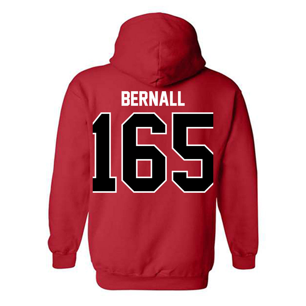 UCM - NCAA Wrestling : Gage Bernall - Classic Shersey Hooded Sweatshirt-1