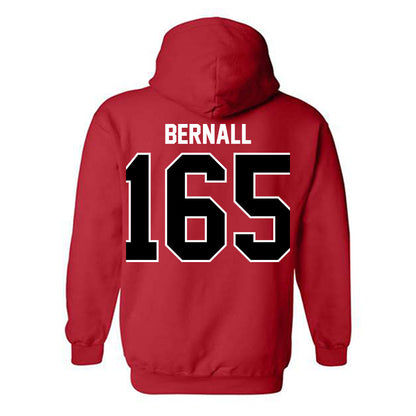 UCM - NCAA Wrestling : Gage Bernall - Classic Shersey Hooded Sweatshirt-1