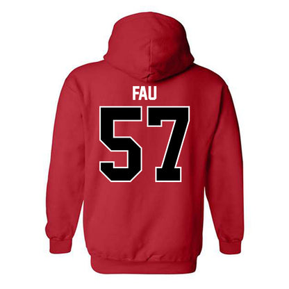 UCM - NCAA Football : Niko Fau - Classic Shersey Hooded Sweatshirt-1