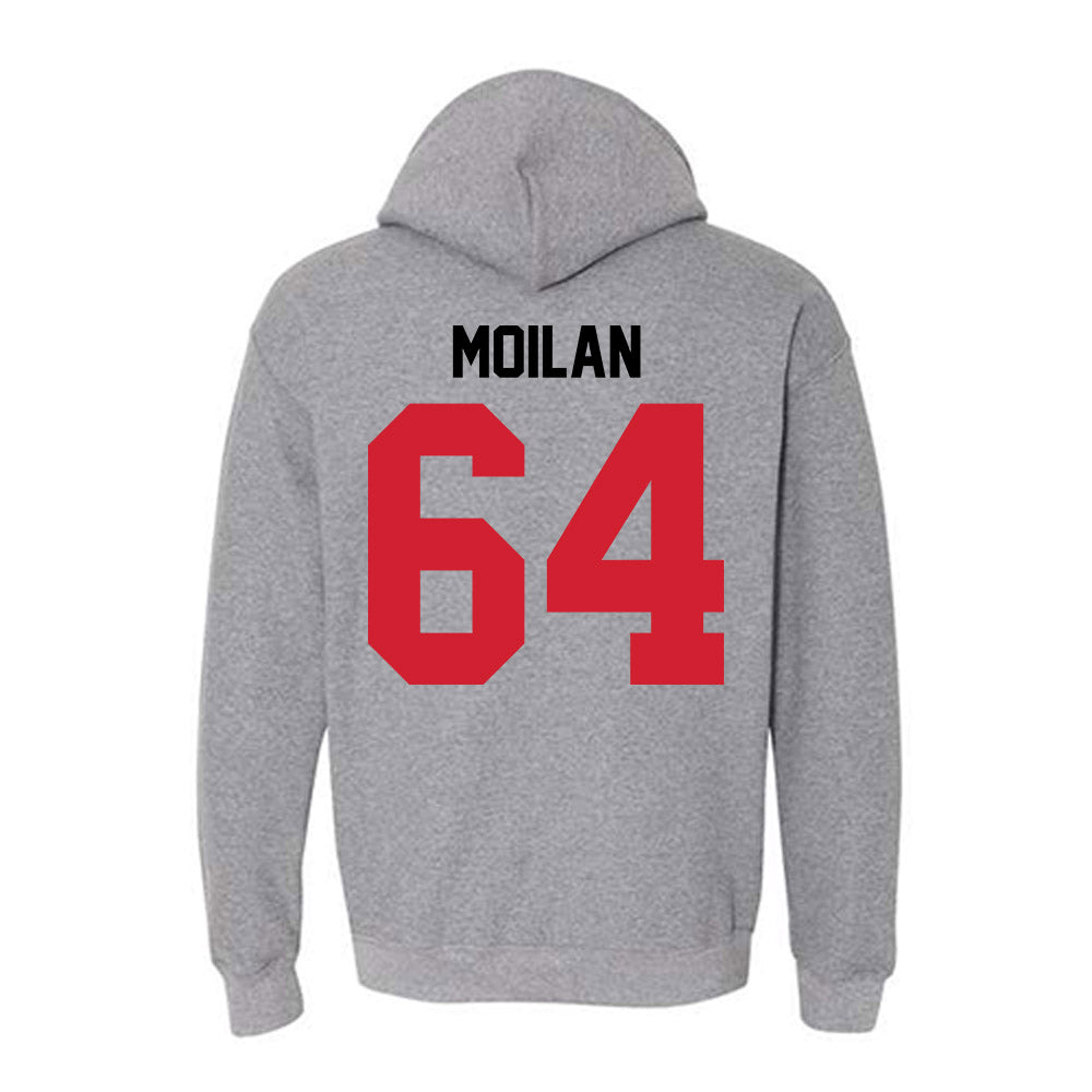 UCM - NCAA Football : RJ Moilan - Hooded Sweatshirt-1