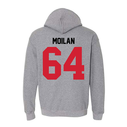 UCM - NCAA Football : RJ Moilan - Hooded Sweatshirt-1