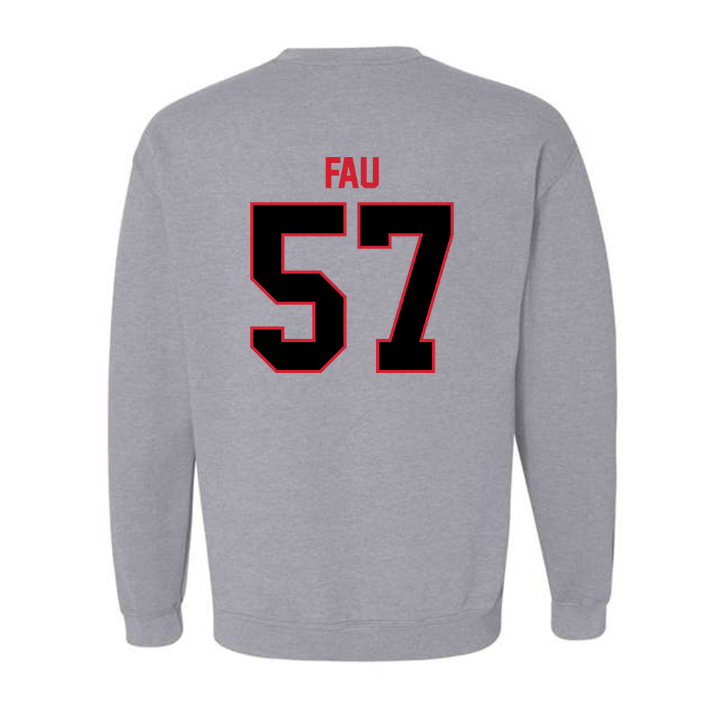 UCM - NCAA Football : Niko Fau - Crewneck Sweatshirt-1