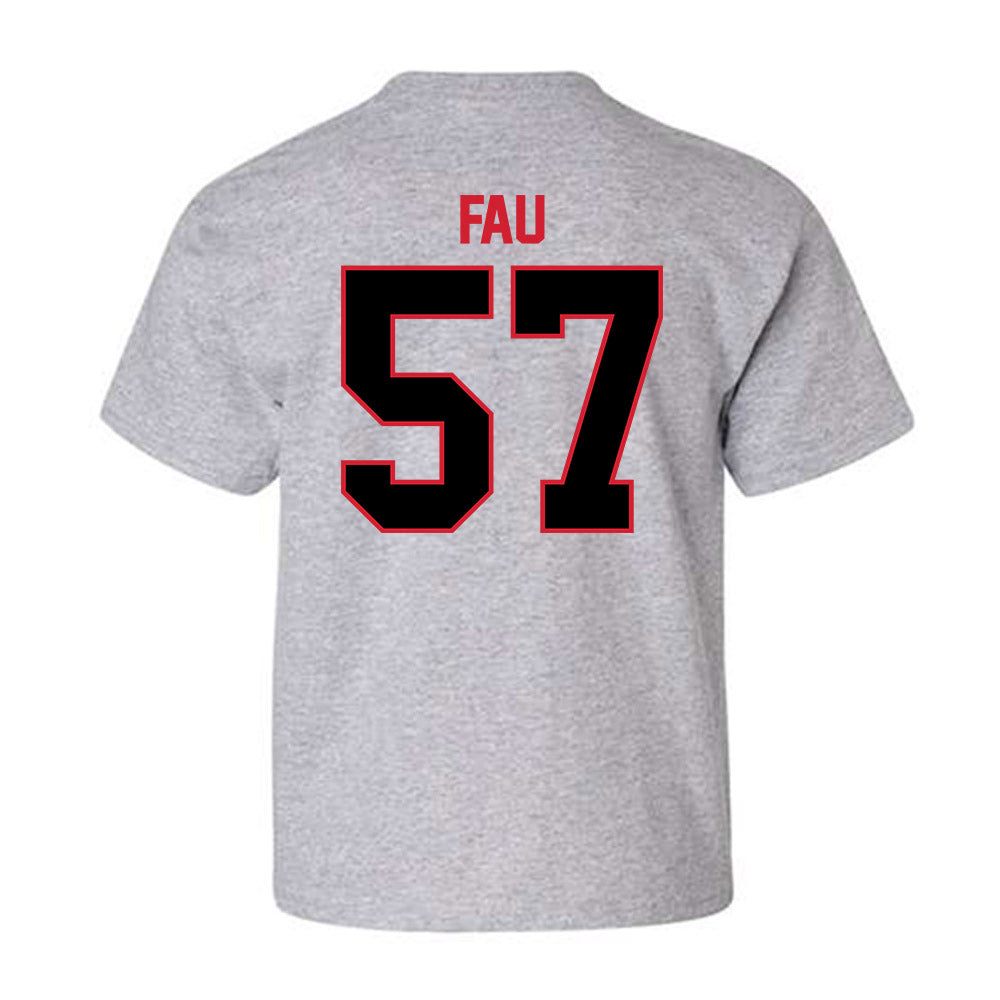 UCM - NCAA Football : Niko Fau - Youth T-Shirt-1