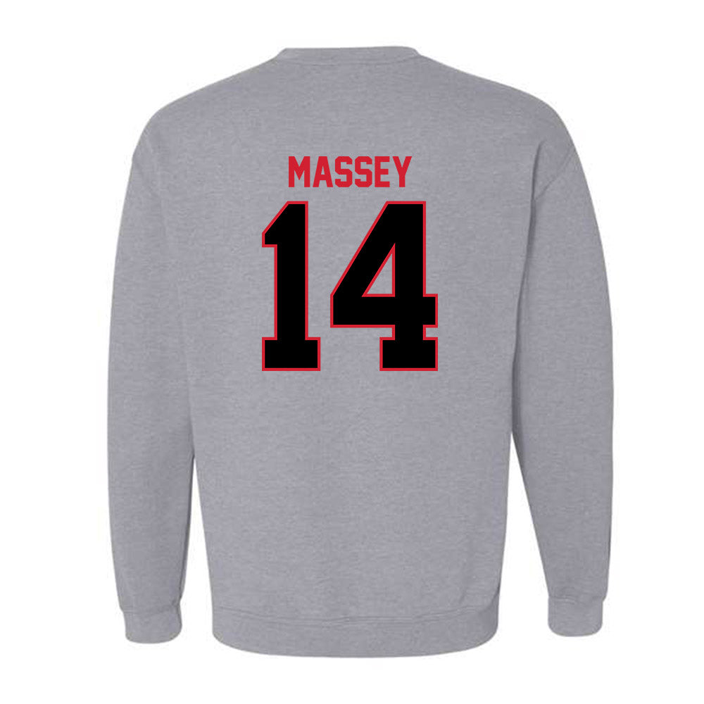 UCM - NCAA Baseball : Christopher Massey - Crewneck Sweatshirt-1