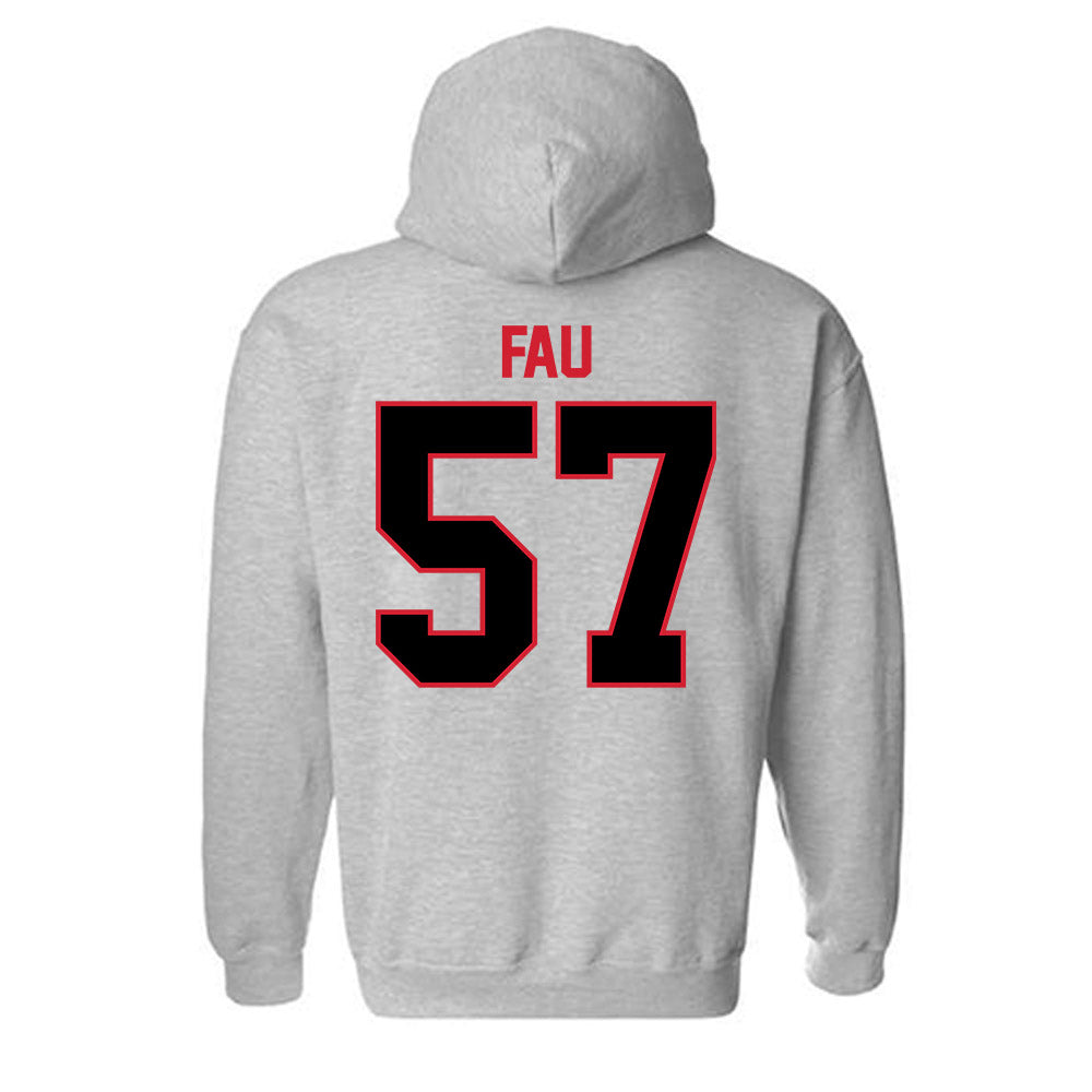 UCM - NCAA Football : Niko Fau - Hooded Sweatshirt-1