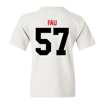 UCM - NCAA Football : Niko Fau - Youth T-Shirt-1
