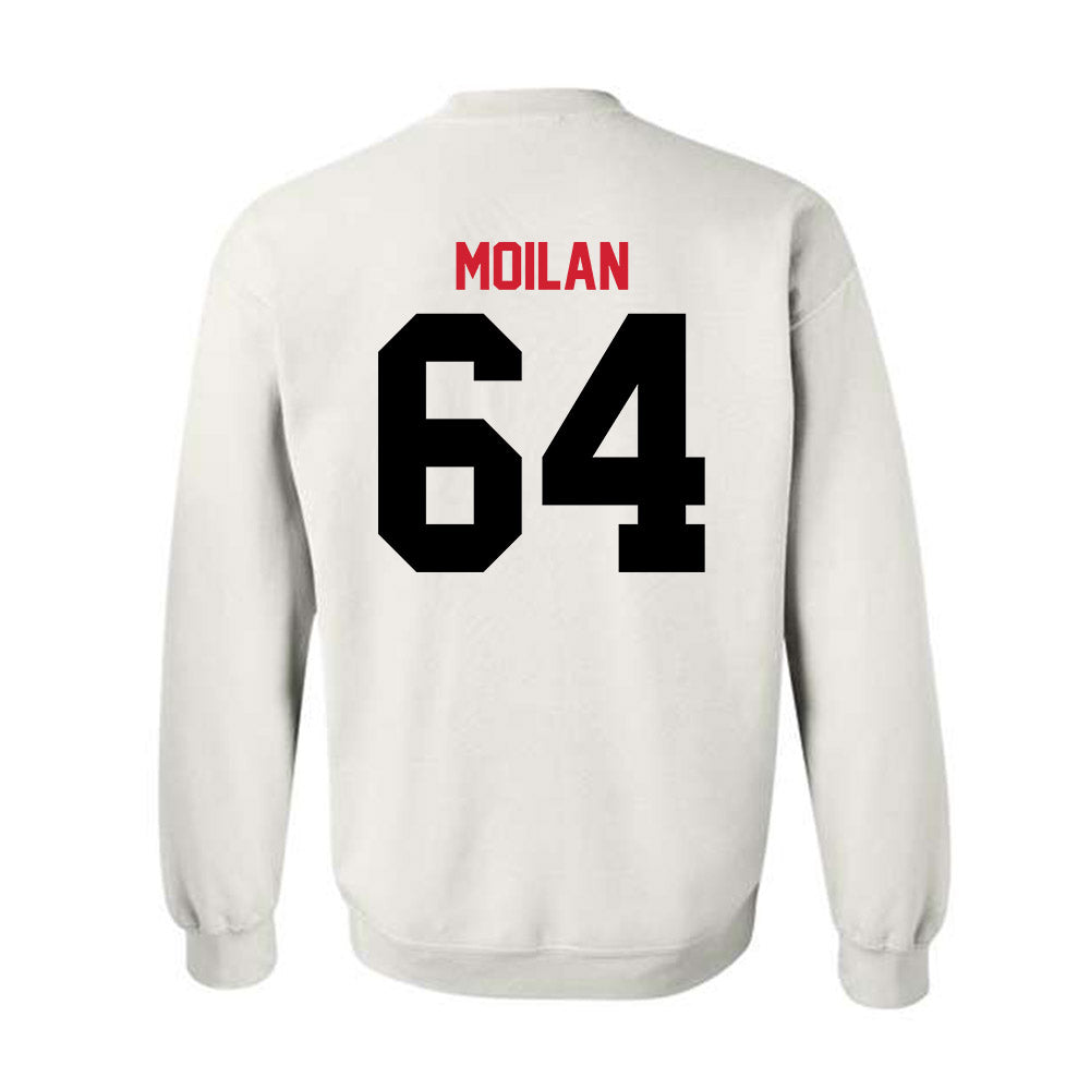 UCM - NCAA Football : RJ Moilan - Crewneck Sweatshirt-1