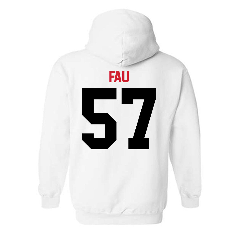 UCM - NCAA Football : Niko Fau - Hooded Sweatshirt-1