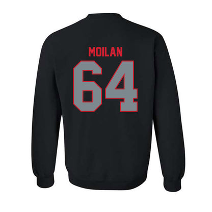 UCM - NCAA Football : RJ Moilan - Crewneck Sweatshirt-1