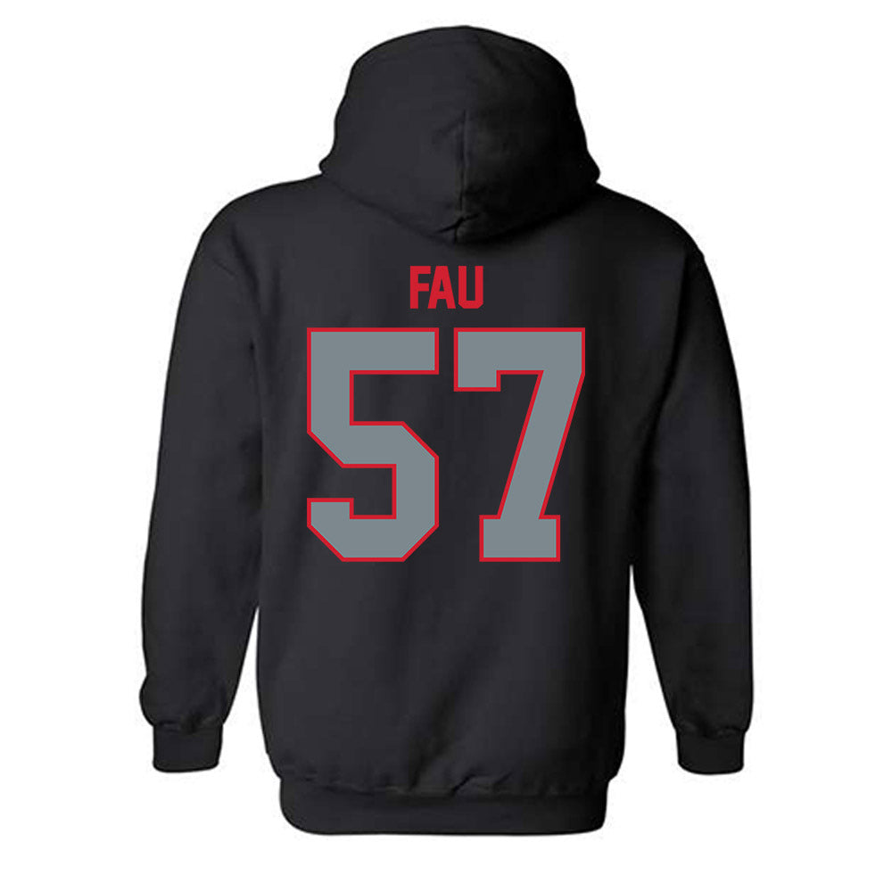 UCM - NCAA Football : Niko Fau - Hooded Sweatshirt-1
