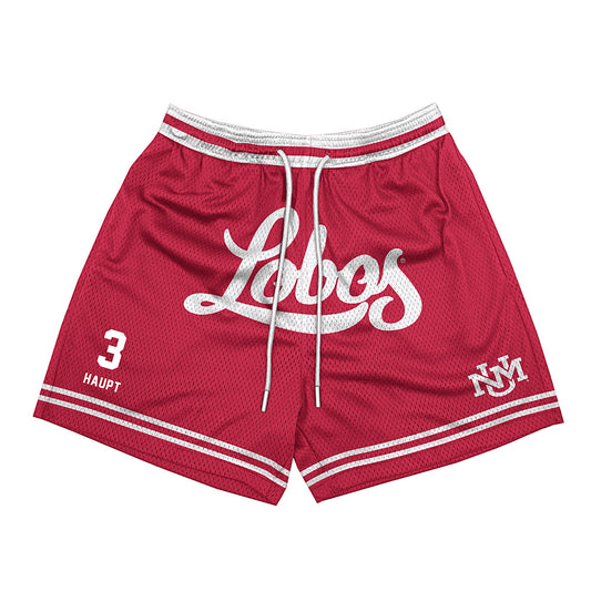 New Mexico - NCAA Men's Basketball : Luke Haupt - Shorts-0