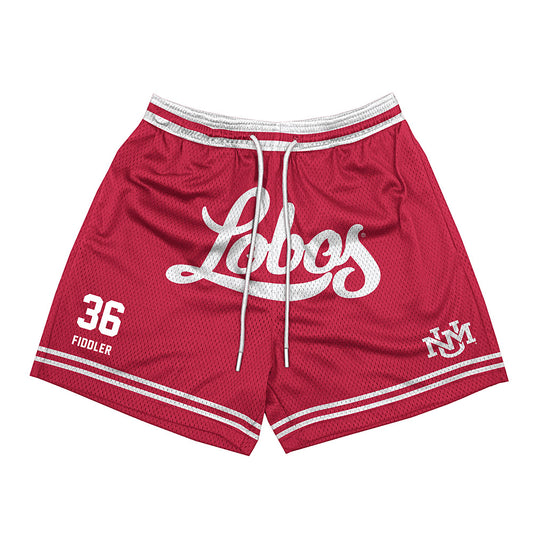 New Mexico - NCAA Baseball : Elias Fiddler - Shorts-0