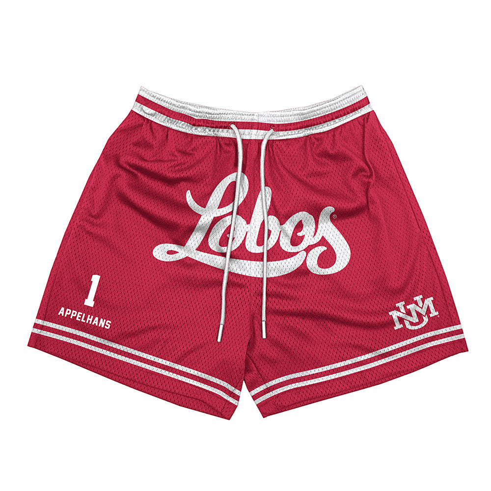 New Mexico - NCAA Men's Basketball : Braden Appelhans - Shorts-0